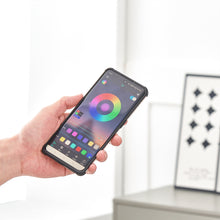 Load image into Gallery viewer, Ainpecca Coffee Table White High Gloss Rectangle With two drawers and Variable Color Light Strip CT138