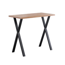 Load image into Gallery viewer, Ainpecca Bar Table Breakfast Counter Table with Marble Effect Top and Metal Legs Industrial Style Coffee Kitchen 104BT