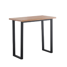 Load image into Gallery viewer, Ainpecca Bar Table Breakfast Counter Table with Marble Effect Top and Metal Legs Industrial Style Coffee Kitchen 105BT