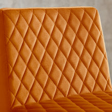 Load image into Gallery viewer, Ainpecca Bar Stools Set of 2 Velvet Chair Diamond Stitch 012MC