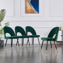 Load image into Gallery viewer, Ainpecca Dining Chairs Set of 2/4 Velvet Fabric Padded Seat Soft Thick Cushion 023MC