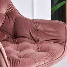 Load image into Gallery viewer, Ainpecca Set of 2/4 Dining Chairs Set Velvet Padded Seat Metal Leg Kitchen ArmChairs Office 039MC