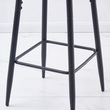 Load image into Gallery viewer, Ainpecca Set of 2/4 Velvet Bar Stools High Counter Breakfast Chairs Kitchen Pub Restaurant 002MC