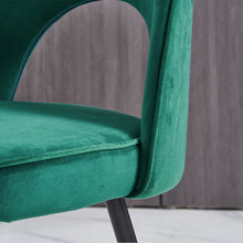 Load image into Gallery viewer, Ainpecca Dining Set Wooden Dining Table MDF Marble Sticker+4 Velvet Chairs 103/023MC