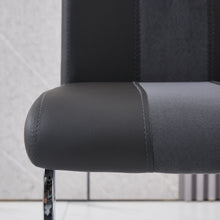Load image into Gallery viewer, Ainpecca Set of 2/4 Dining Chair PU Leather with High Back and Metal Legs Chair 002GX