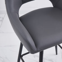 Load image into Gallery viewer, Ainpecca Set of 2/4 Velvet Bar Stools High Counter Breakfast Chairs Kitchen Pub Restaurant 002MC