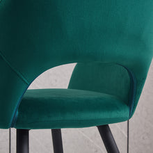 Load image into Gallery viewer, Ainpecca Set of 2/4 Velvet Bar Stools High Counter Breakfast Chairs Kitchen Pub Restaurant 002MC