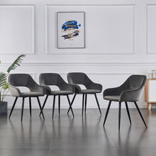 Load image into Gallery viewer, Ainpecca Dining Chairs Set of 2/4 Kitchen Chairs Living Room Chairs Velvet Padded Seat Metal Leg 174