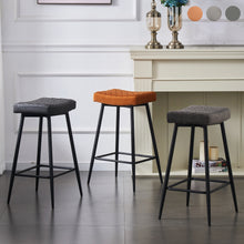 Load image into Gallery viewer, Ainpecca Set of 2/4 Bar Stool Breakfast Stool Kitchen Bar High Chairs Velvet Metal Legs 112MC