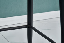 Load image into Gallery viewer, Ainpecca Bar Table Round Kitchen Table Breakfast Dining Table with Marble Effect MDF Board and Metal Frame 109BT