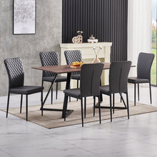 Load image into Gallery viewer, Ainpecca Dining Chairs Set of 4/6 Velvet Fabric Thickened Cushion Backrest with Metal Legs Lounge Home C127MC