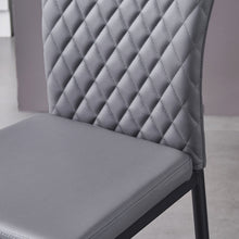 Load image into Gallery viewer, Ainpecca Dining Chairs Set of 4/6 Velvet Fabric Thickened Cushion Backrest with Metal Legs Lounge Home C127MC