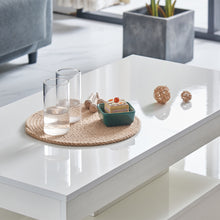 Load image into Gallery viewer, Ainpecca High Gloss White Wood Coffee Table for Living Room RGB LED Light with 16 Colours 03CT