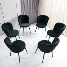 Load image into Gallery viewer, Ainpecca Set of 2/4/6 Dining Chairs with Metal Legs Kitchen Home Furniture 017MCC
