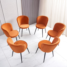 Load image into Gallery viewer, Ainpecca Set of 2/4/6 Dining Chairs with Metal Legs Kitchen Home Furniture 017MCC