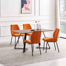 Load image into Gallery viewer, Ainpecca Dining Chairs Set of 2/4 Kitchen Chairs Living Room Chairs Velvet Padded Seat Metal Leg A007MC