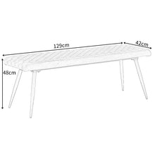 Load image into Gallery viewer, Ainpecca Dining Chairs Set of 1/2 Bench Stool Soft Padded Home Kitchen 040MC