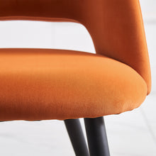 Load image into Gallery viewer, Ainpecca Dining Chairs Set of 2/4 Velvet Set Padded Seat Metal Leg Kitchen Chair Home Office 009MC