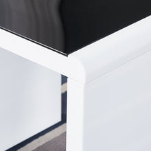 Load image into Gallery viewer, Ainpecca Nest of Tables High Gloss Coffee Tables with Tempered Glass Top 3 Pieces End Table Set TLYY