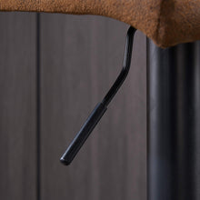 Load image into Gallery viewer, Ainpecca Bar Stools Set of 2 Faux Matte Suede Leather/ Velvet Seat 129BC