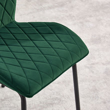 Load image into Gallery viewer, Ainpecca Dining Chairs Set of 2/4 Kitchen Chairs Living Room Chairs Velvet Padded Seat Metal Leg A007MC