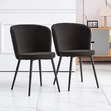 Load image into Gallery viewer, Ainpecca Set of 2/4/6 Dining Chairs with Metal Legs Kitchen Home Furniture 017MCC