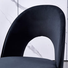 Load image into Gallery viewer, Ainpecca Dining Chairs Set of 2/4 Velvet Fabric Padded Seat Soft Thick Cushion 023MC