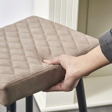 Load image into Gallery viewer, Ainpecca Set of 2/4 Bar Stool Breakfast Stool Kitchen Bar High Chairs Velvet Metal Legs 112MC