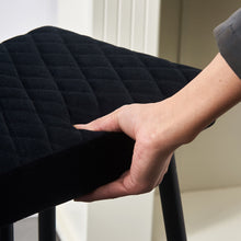 Load image into Gallery viewer, Ainpecca Set of 2/4 Bar Stool Breakfast Stool Kitchen Bar High Chairs Velvet Metal Legs 112MC