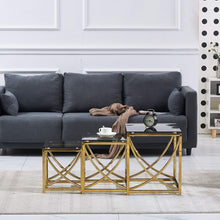 Load image into Gallery viewer, Ainpecca Nest of Coffee Tables Set 3 Piece Nesting Sofa End Side Table For Living Room 02CT
