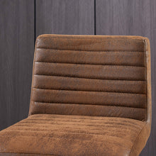 Load image into Gallery viewer, Ainpecca Bar Stools Set of 2 Faux Matte Suede Leather/ Velvet Seat 129BC
